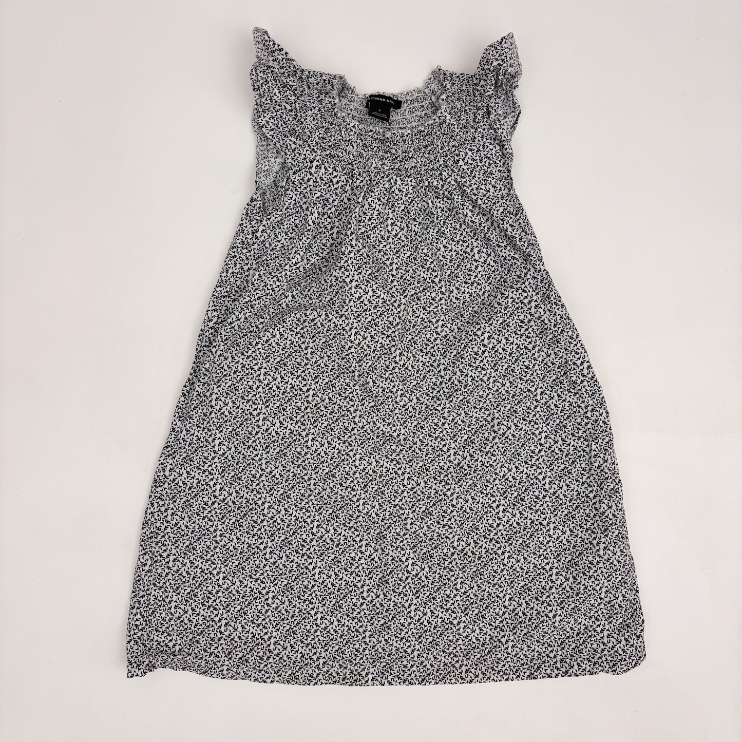 Navy Floral Cotton Dress (6Y)