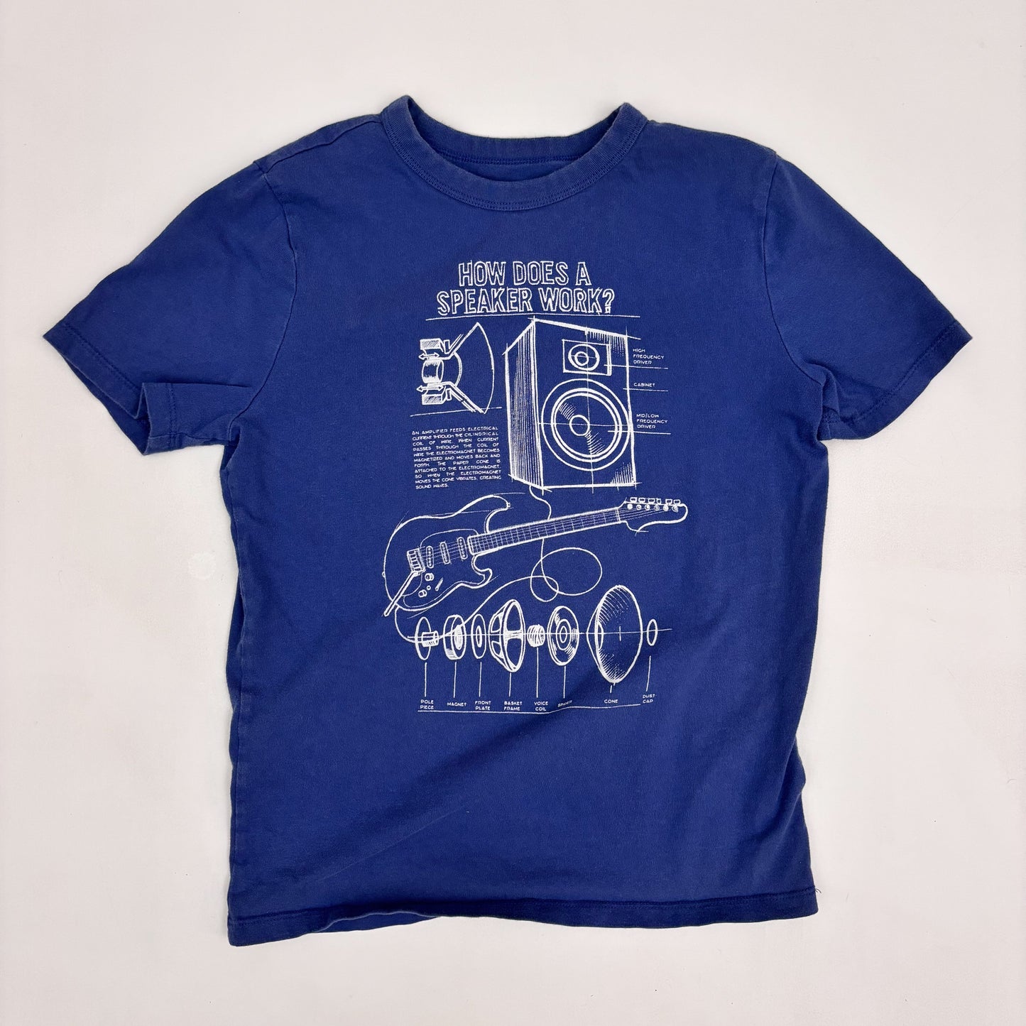 Blue Speaker Graphic Tee (10Y)