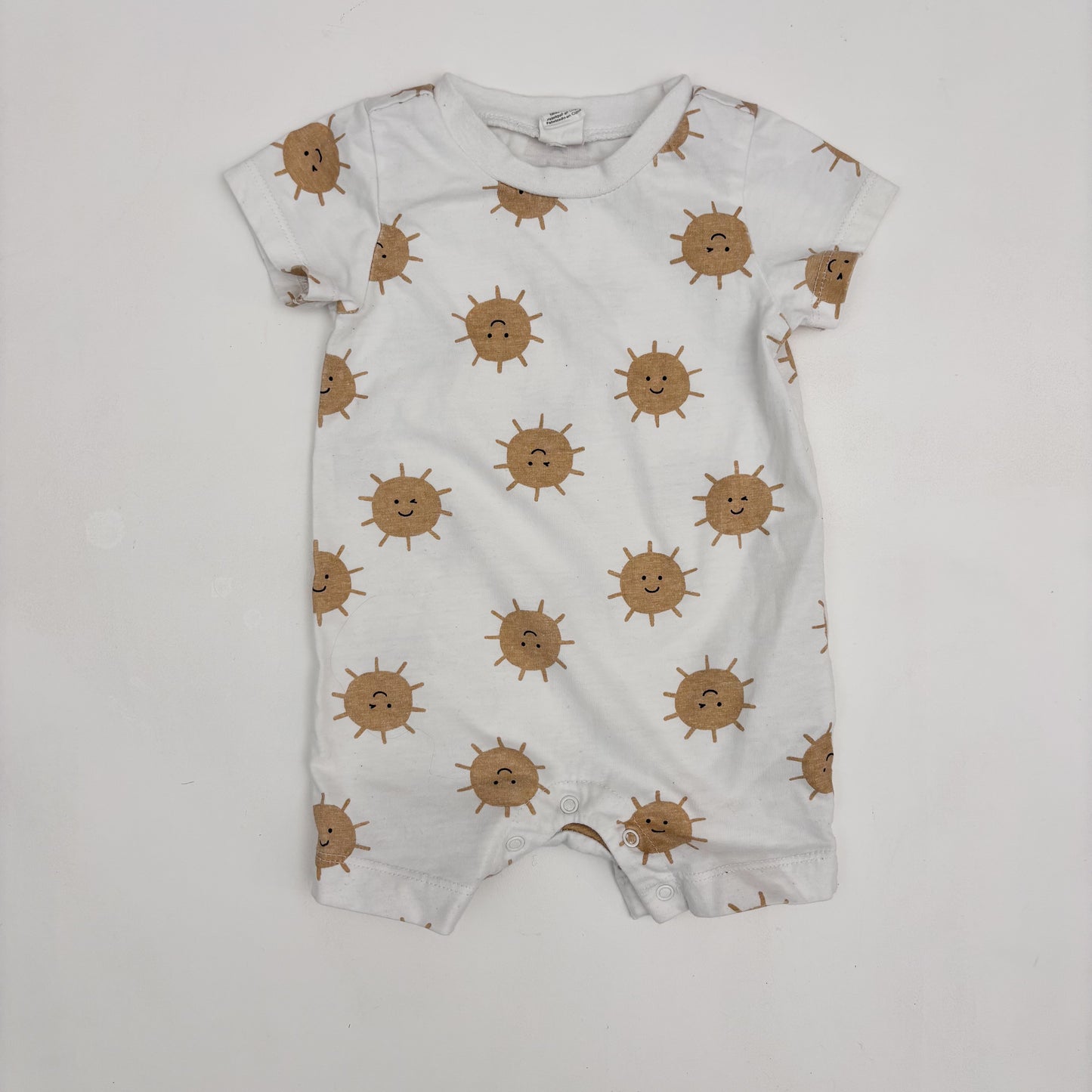 Sun Print Romper (0-3M)