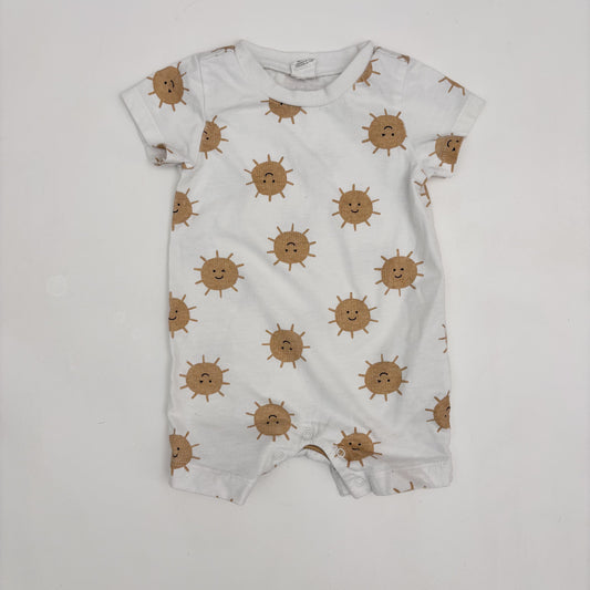 Sun Print Romper (0-3M)