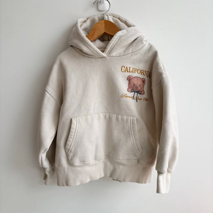 Beige Bear Hoodie (6/7Y)
