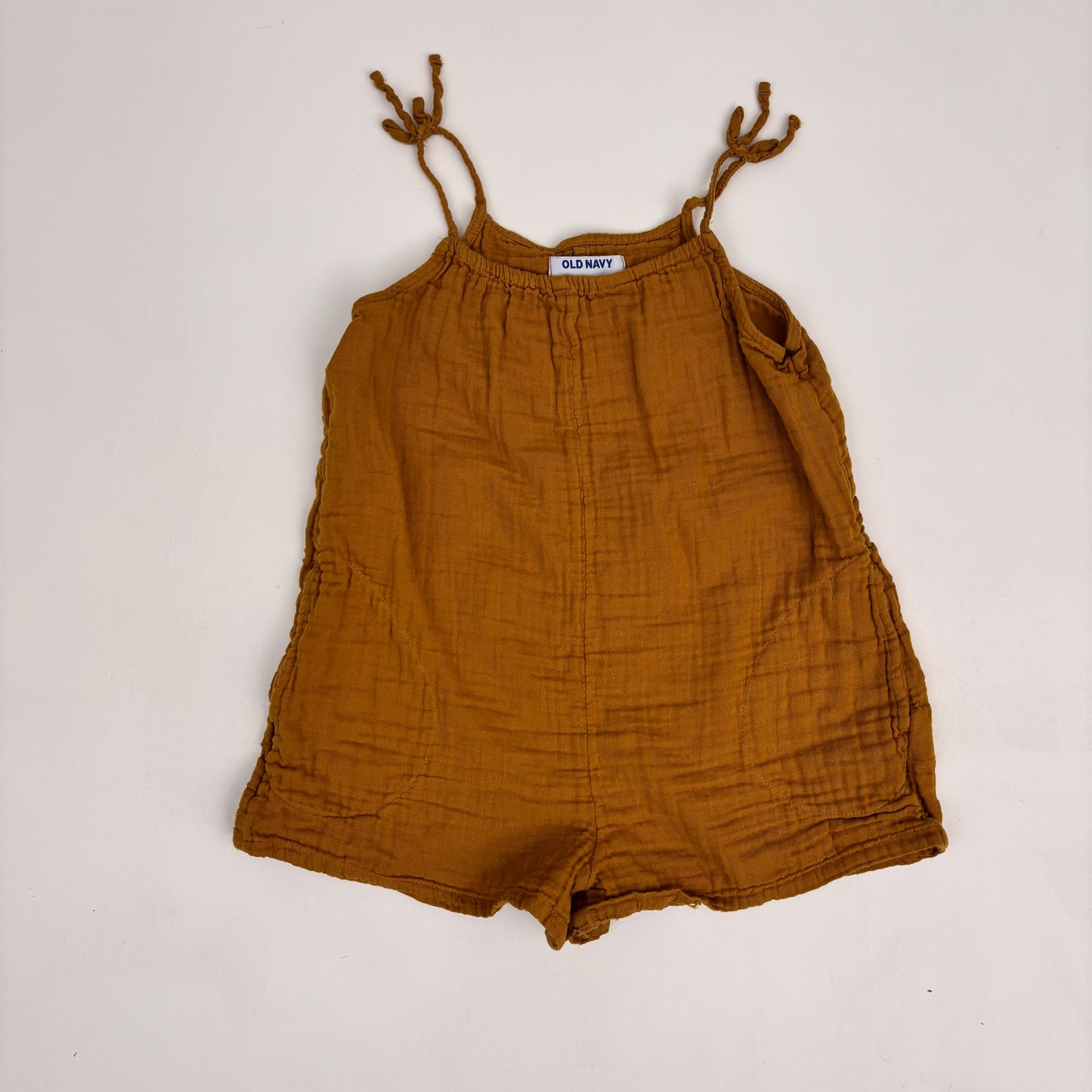 Brown Gauze Romper (6-7Y)