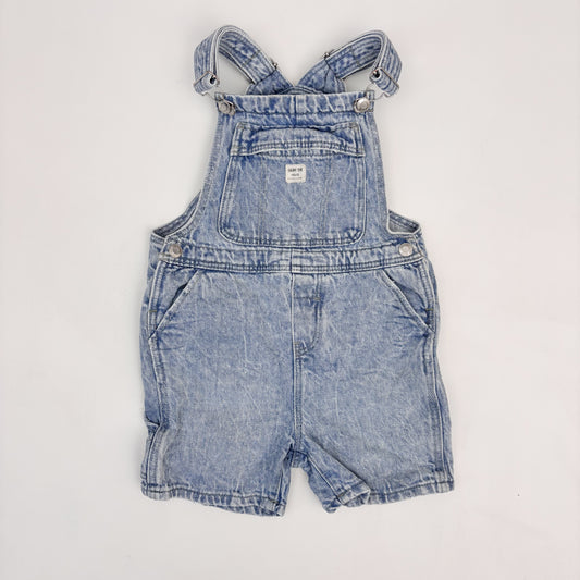 Light Wash Denim Shortalls (4T)