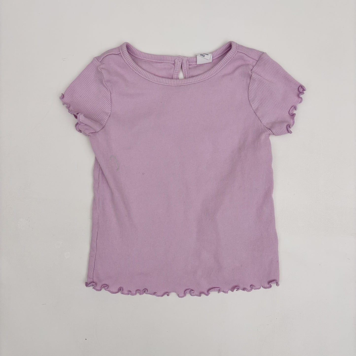 Purple Ribbed Tee (3T)