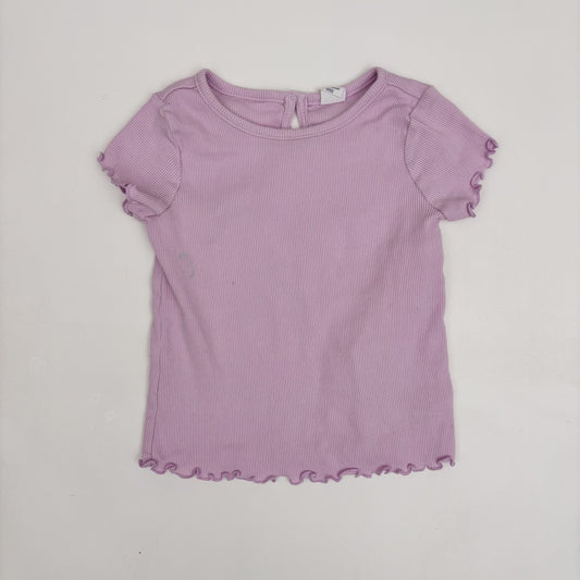 Purple Ribbed Tee (3T)