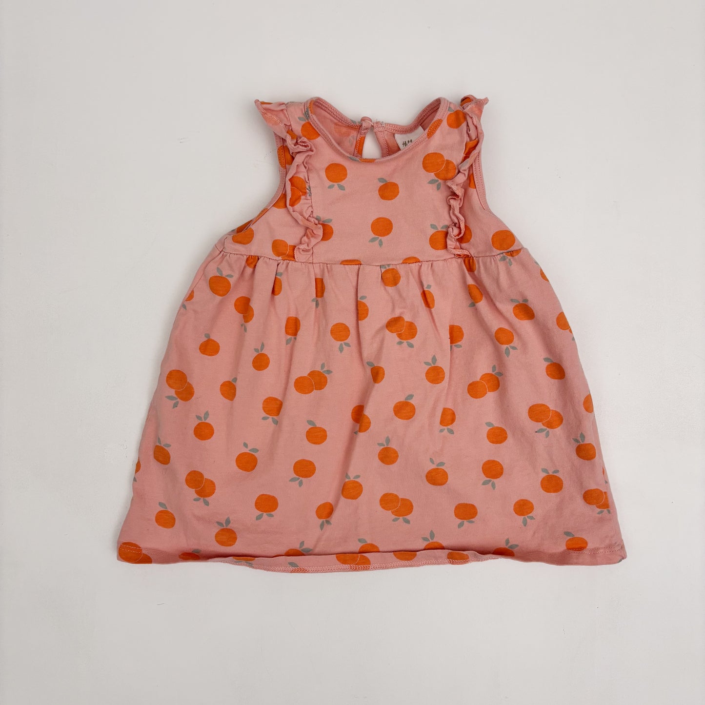 Orange Print Dress (9M)