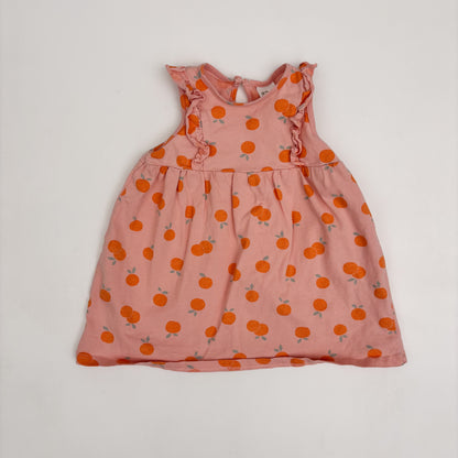 Orange Print Dress (9M)