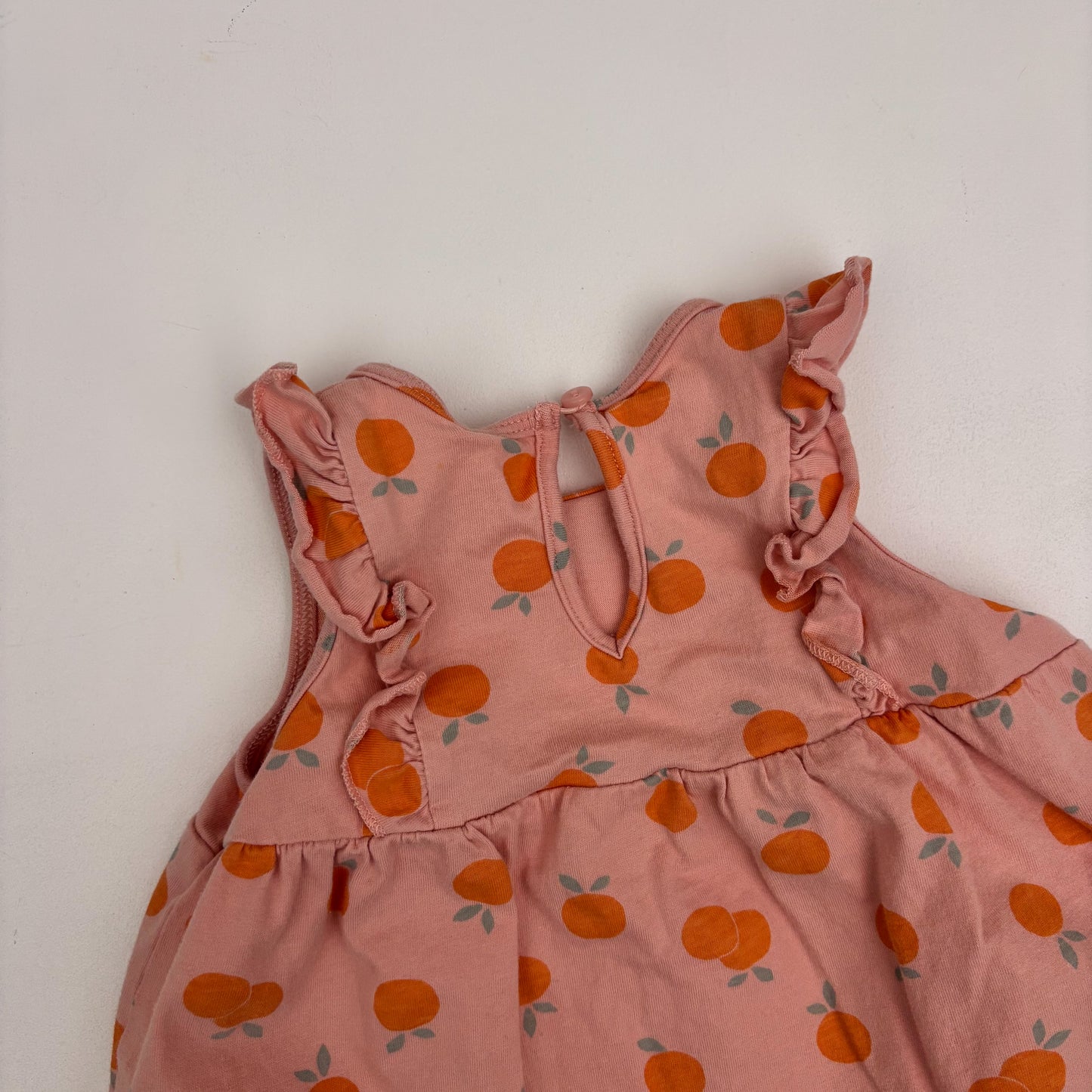 Orange Print Dress (9M)