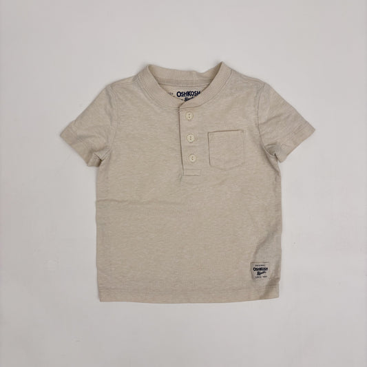 Beige Button Tee (18M)