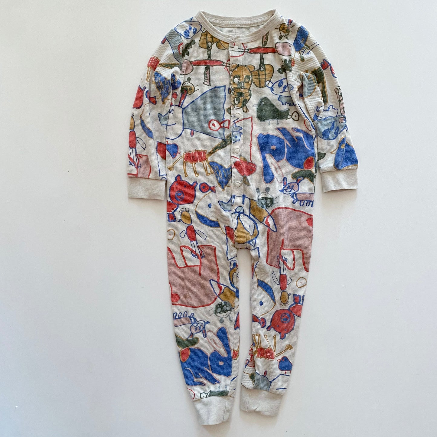 Abstract Animal Pajamas (2-3Y)