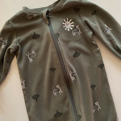 Green Zebra Sleeper (12M)