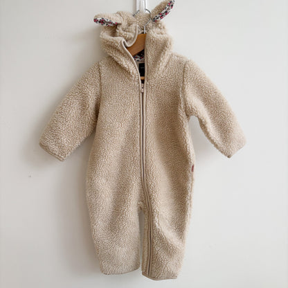 Lined Shearling Bunting w/ Ears (6-12M)