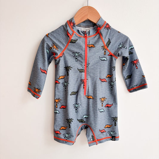 Alligator Print Swimsuit (6-12M)