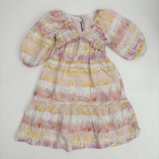 Tie Dye Puff Sleeve Dress (10Y)