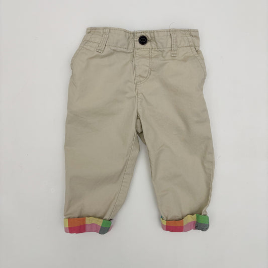 Rainbow Plaid Lined Pants (18M)