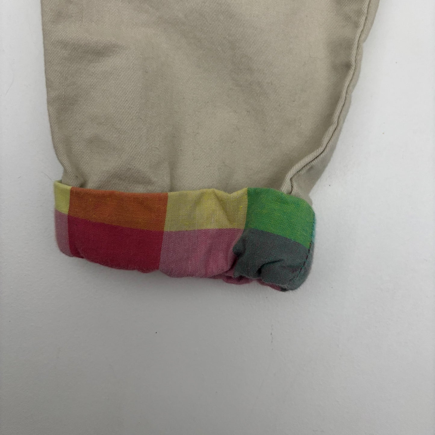 Rainbow Plaid Lined Pants (18M)