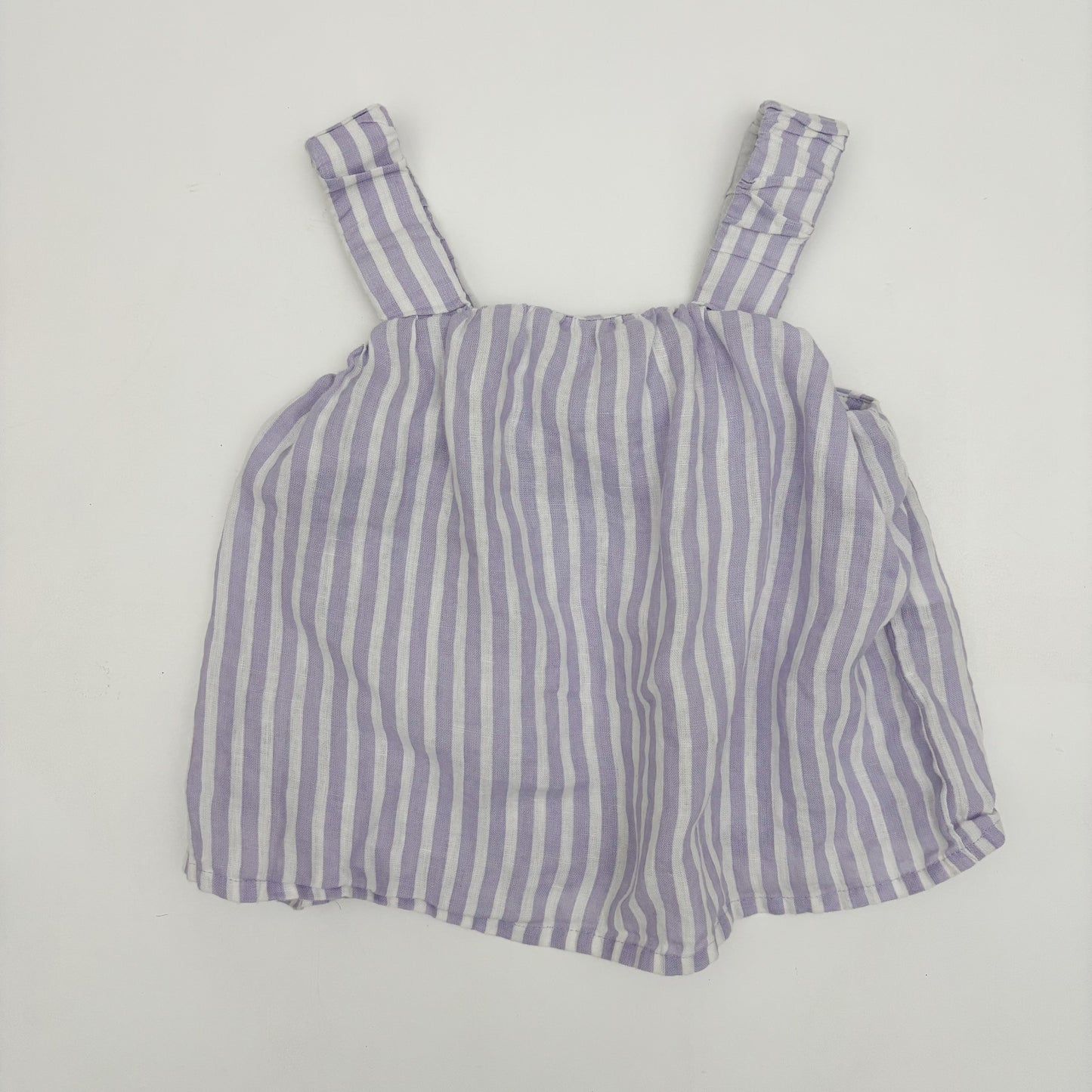 100% Linen Striped Blouse (5T)