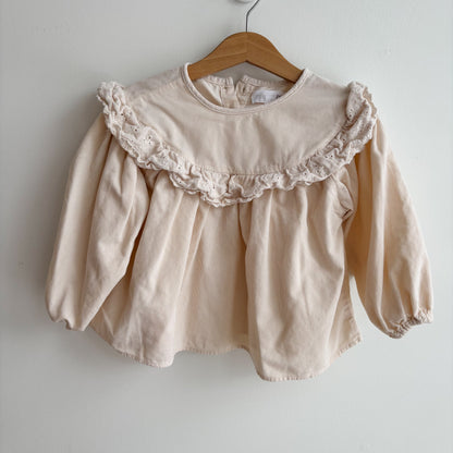 Cream Corduroy Blouse (3-4Y)