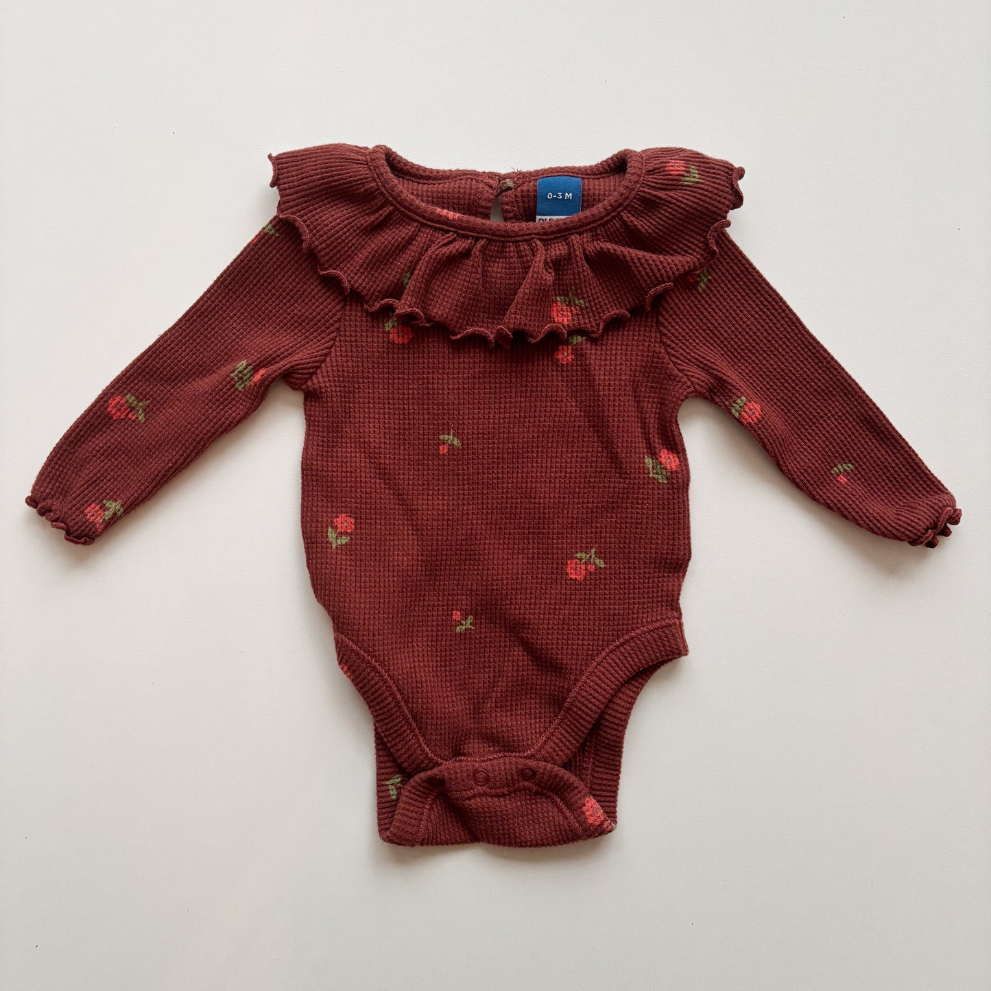 Waffle Knit Bodysuit (0-3M)