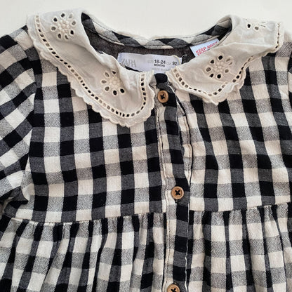 Black + White Dress (18-24M)