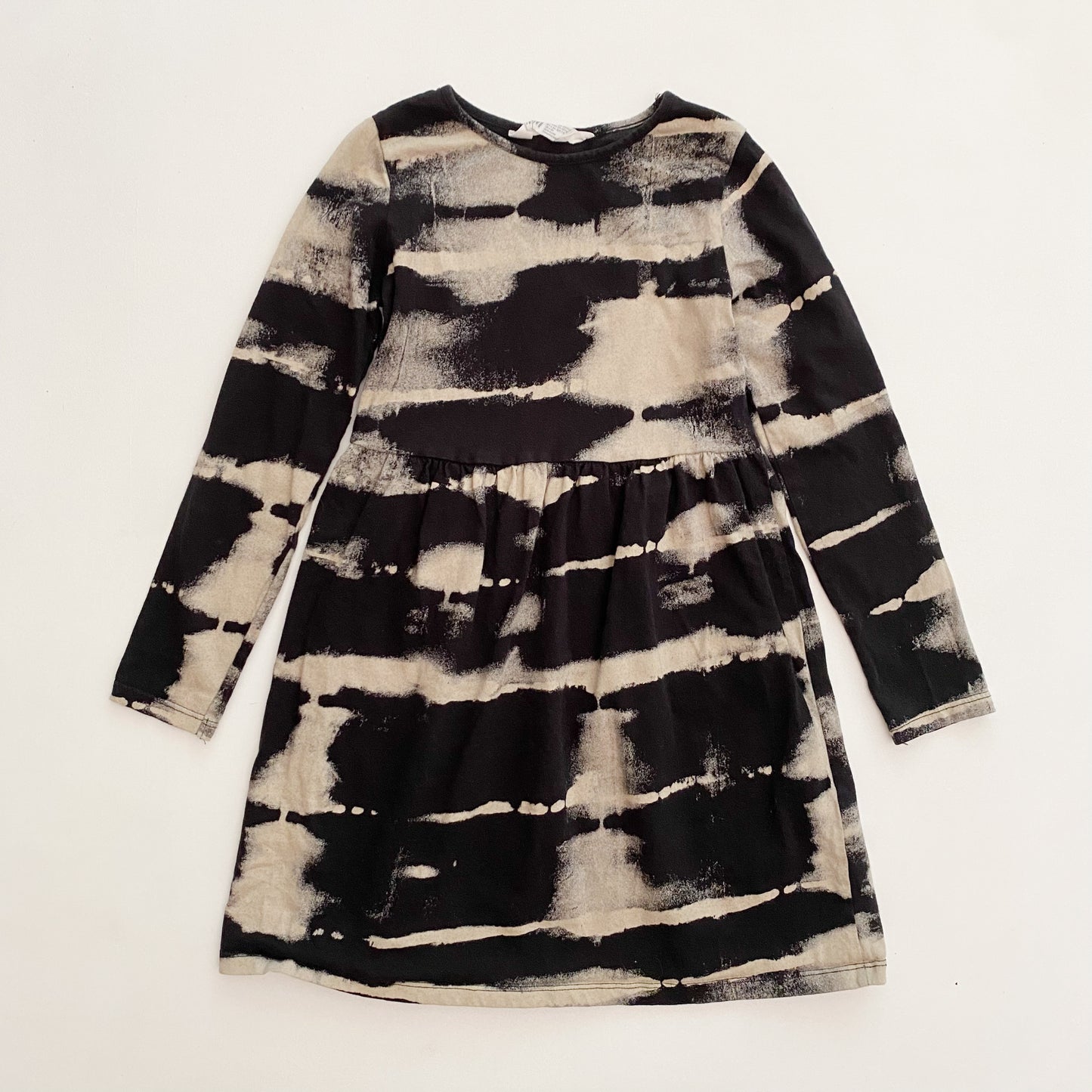 Black + Cream Dress (6-7Y)