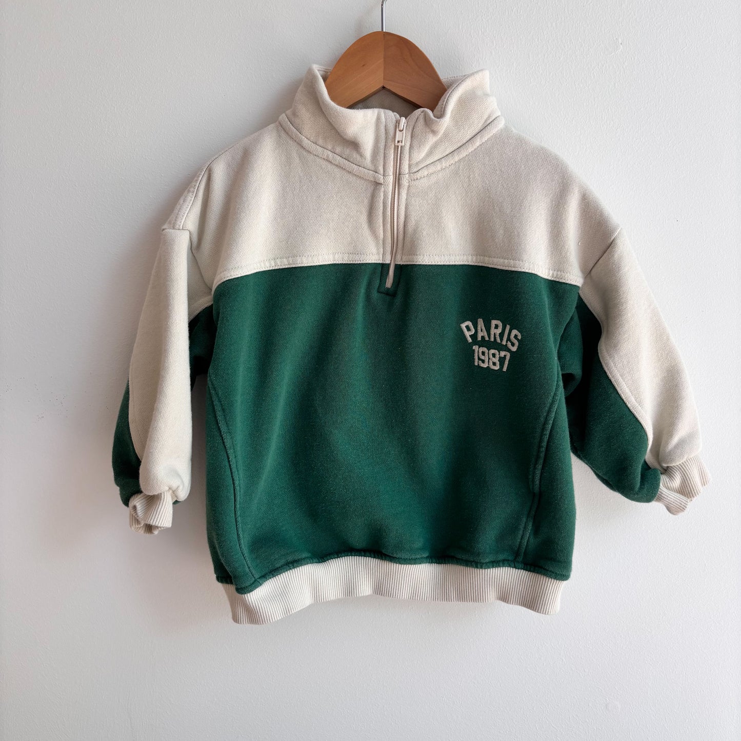 Paris Zip Sweatshirt (3T)