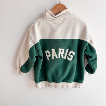 Paris Zip Sweatshirt (3T)
