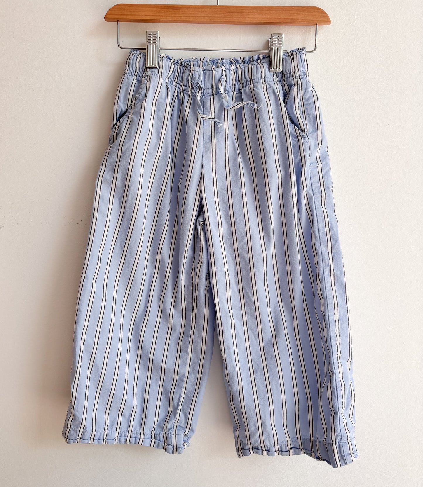 Striped Cotton Wide-Leg Pants (3-4Y)