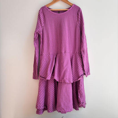 Purple Striped Dress (12Y)