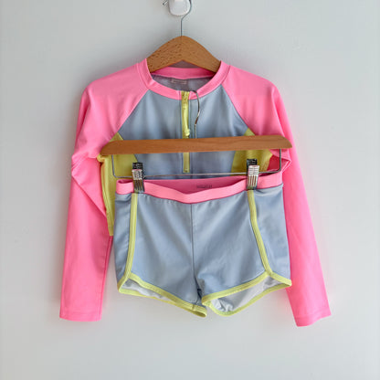 Colour Block Swimsuit (6-7Y)