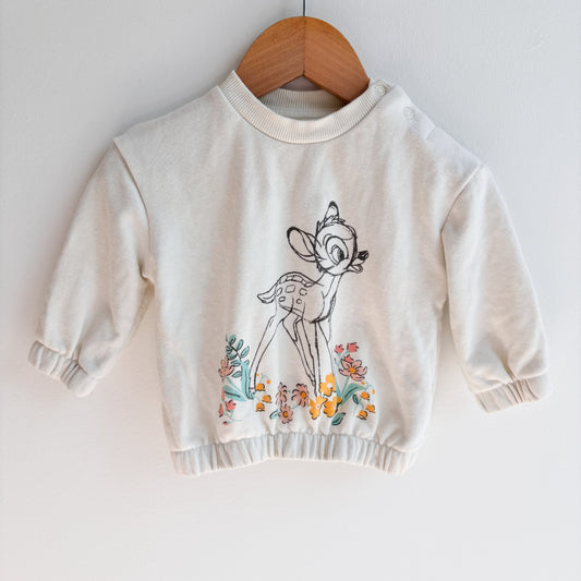 Deer Character Sweatshirt (3-6M)