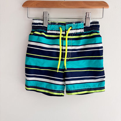 Striped Swim Trunks (2T)