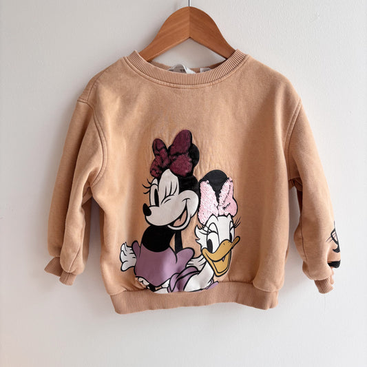 PLAY - Tan Mouse Character Sweatshirt (3-4 Years)