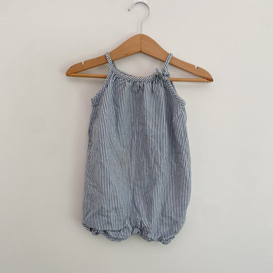 Pinstripe Romper (3-6M)