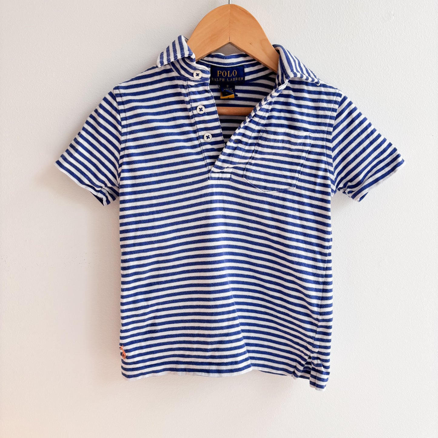 Striped Polo Tee (2Y)