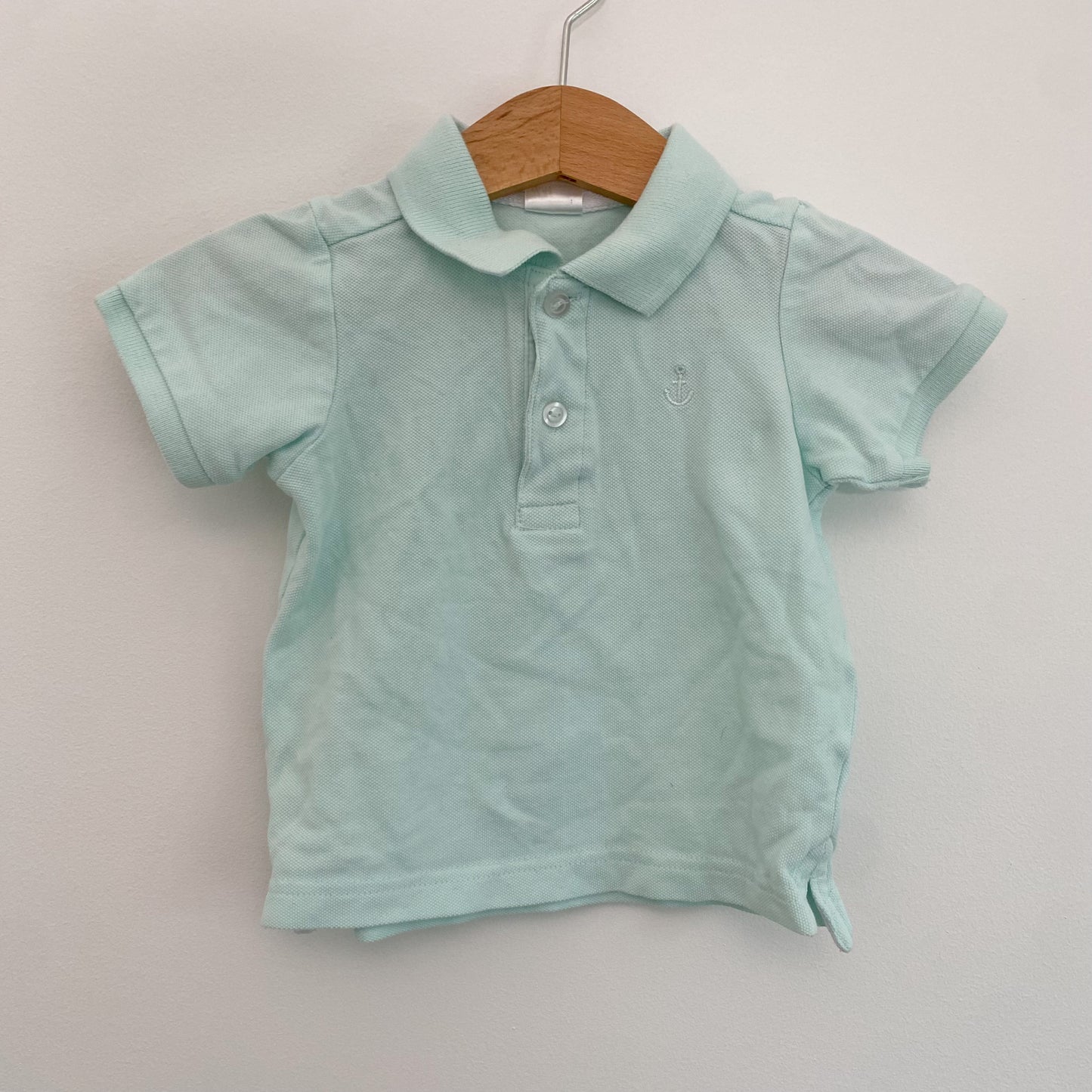 Pale Blue Polo Shirt (3-6M)