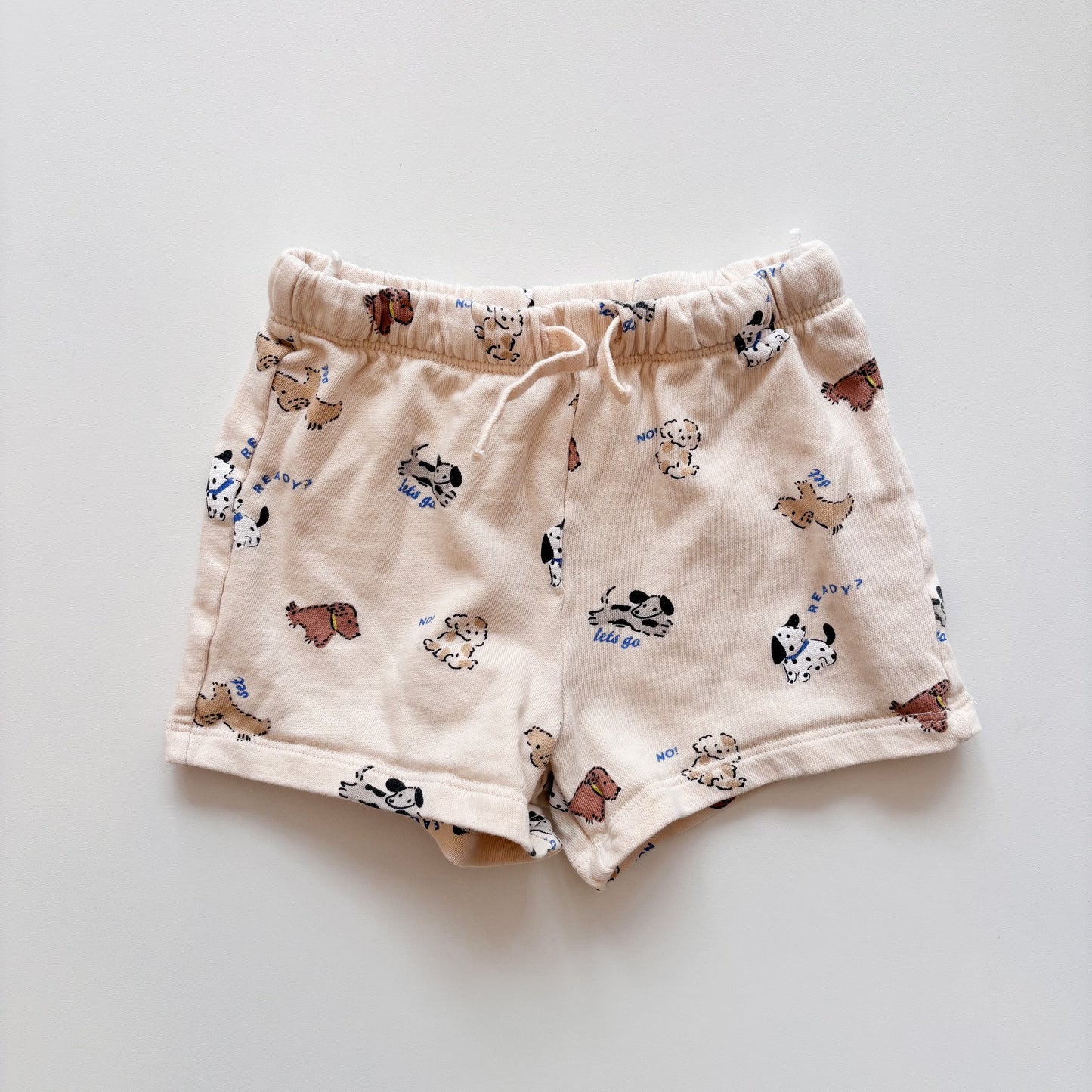 Dog Print Sweat Shorts (2T)
