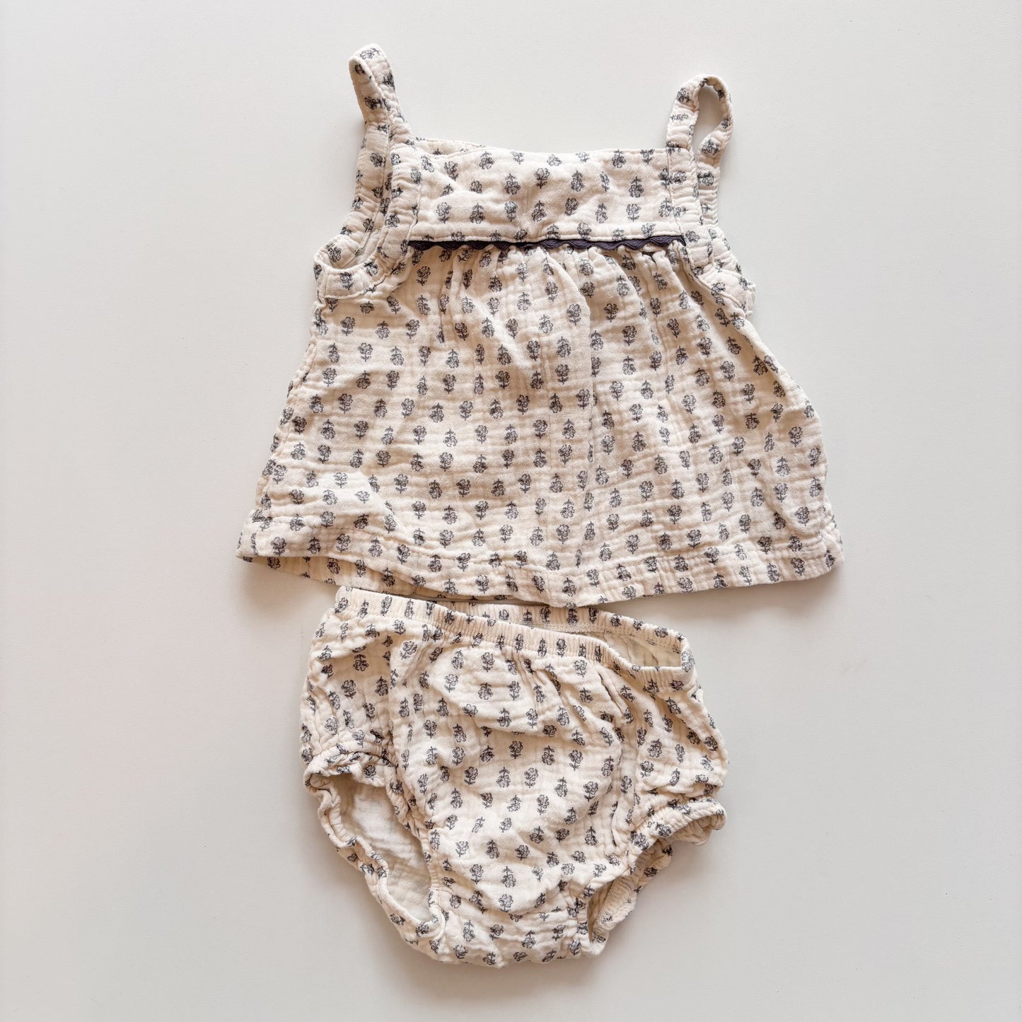 Muslin Floral Set (12-18M)