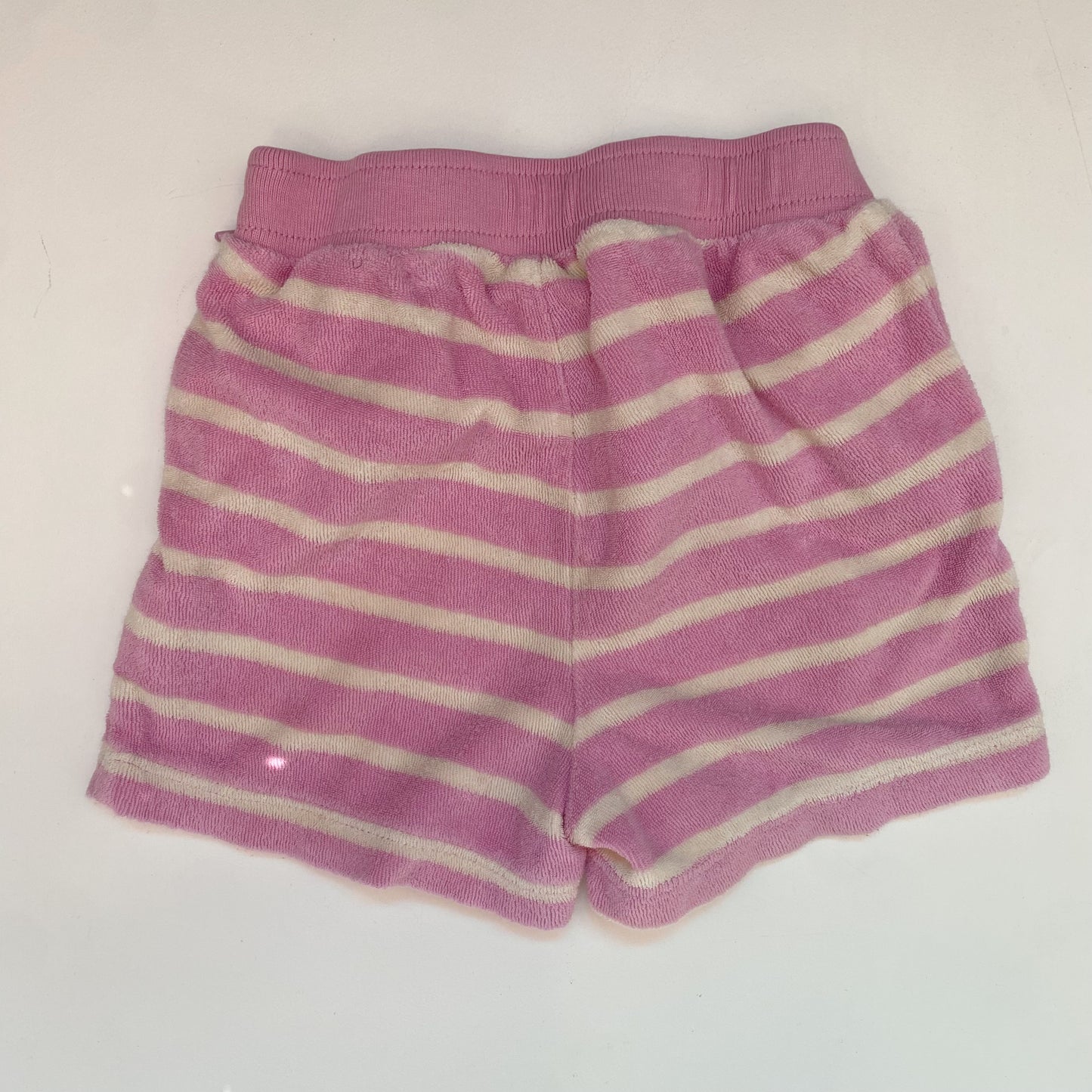 Pink & Cream Terry Cloth Shorts (18-24M)