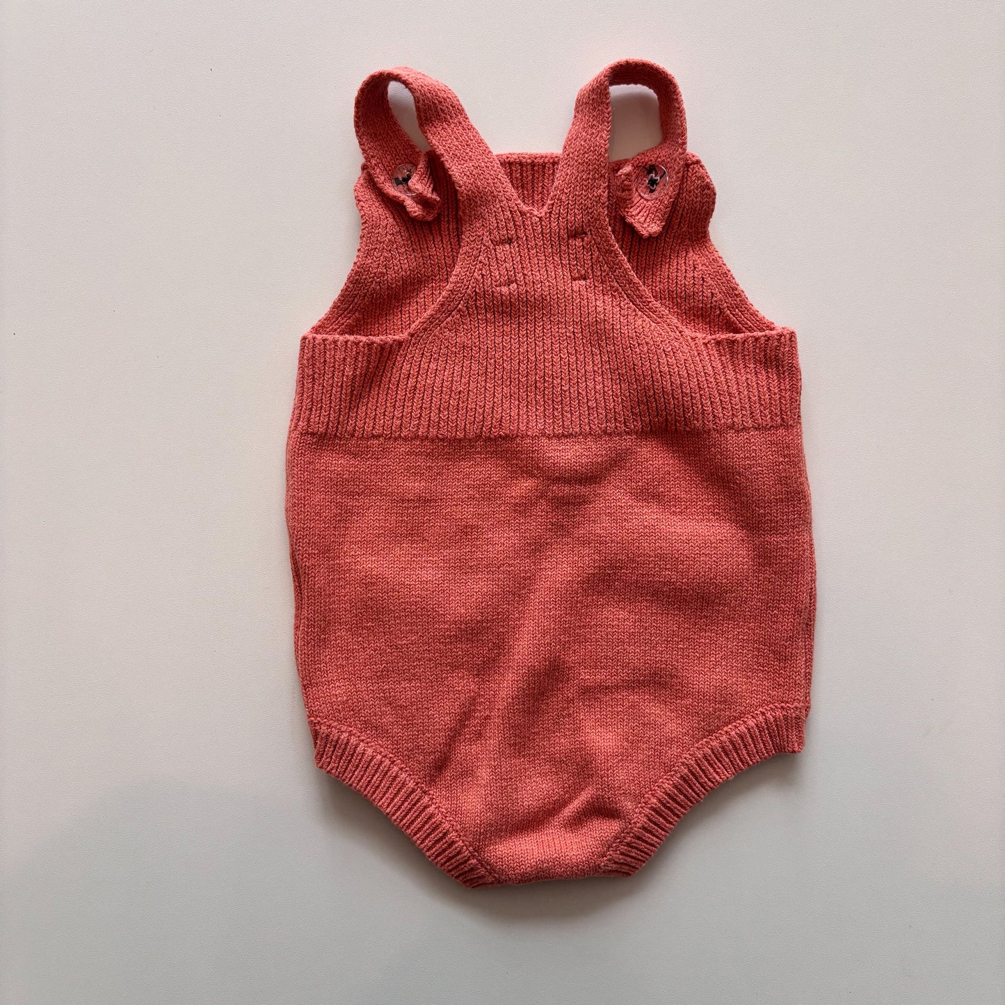 Coral Knit Sunsuit (3-6M)