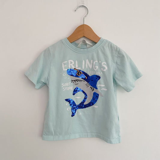 Sequin Shark Tee (3T)