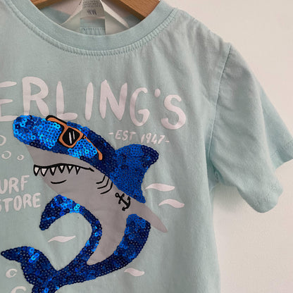 Sequin Shark Tee (3T)