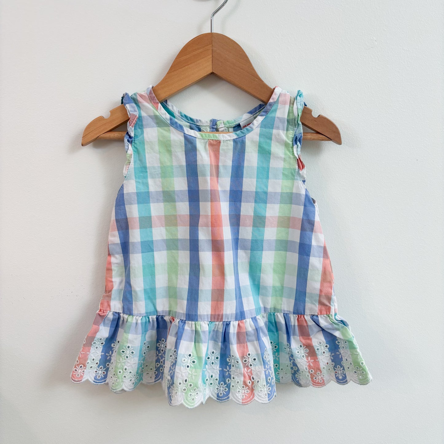 Plaid Peplum Top (18-24M)