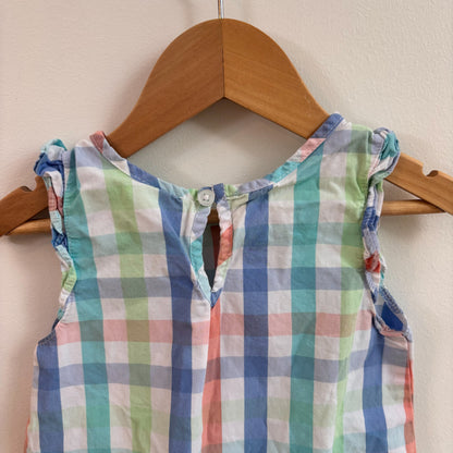 Plaid Peplum Top (18-24M)