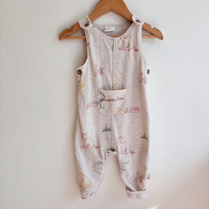 Classic Bear Character Overalls (6-9M)