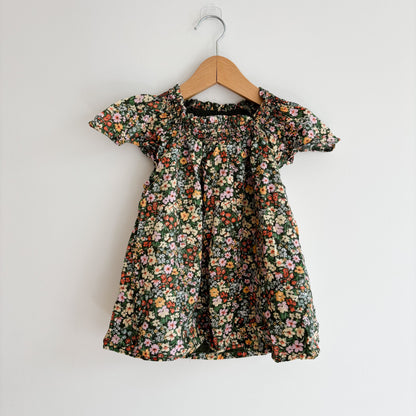 Green Floral Cotton Top (5T)