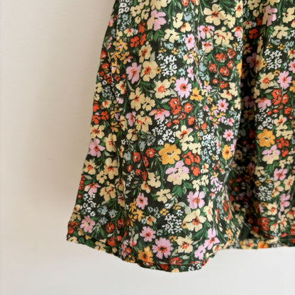 Green Floral Cotton Top (5T)