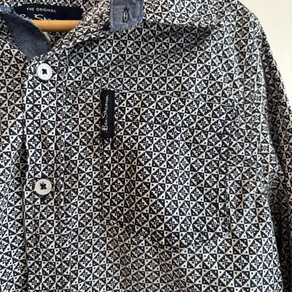 Navy & White Dress Shirt (6Y)