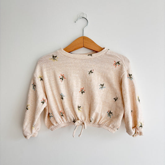 Floral Cropped Shirt (12-18M)