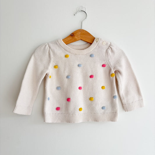Polka Dot Sweater (6-12M)